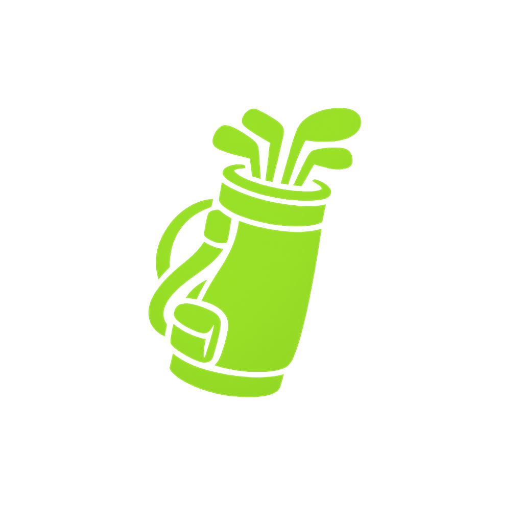 Golf Bag and Clubs Icon