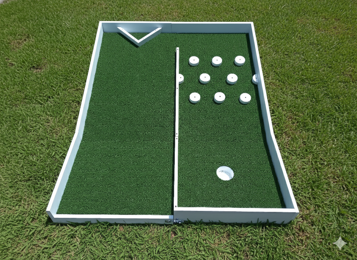 The Pinball putt putt hole